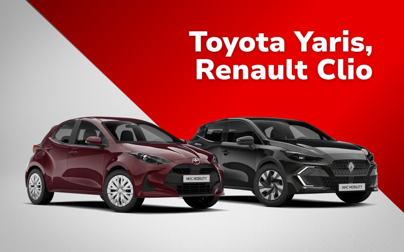 Toyota Yaris, Renault Clio – B kategória, MHC Mobility rövid távú bérlés