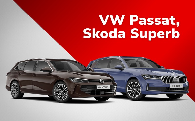 VW Passat, Skoda Superb – D AUT kategória, MHC Mobility rövid távú bérlés