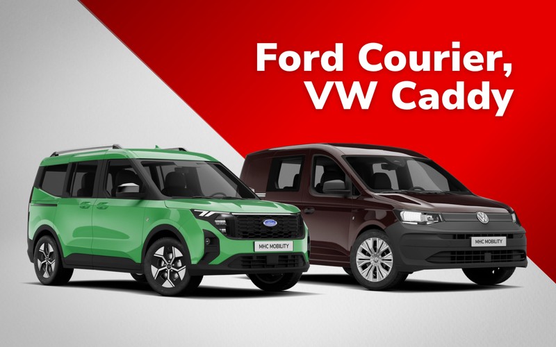 Ford Courier, VW Caddy – L1FR kategória, MHC Mobility rövid távú bérlés