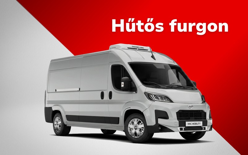 Hűtős furgon, válaszfalas – L3CH kategória, MHC Mobility rövid távú bérlés
