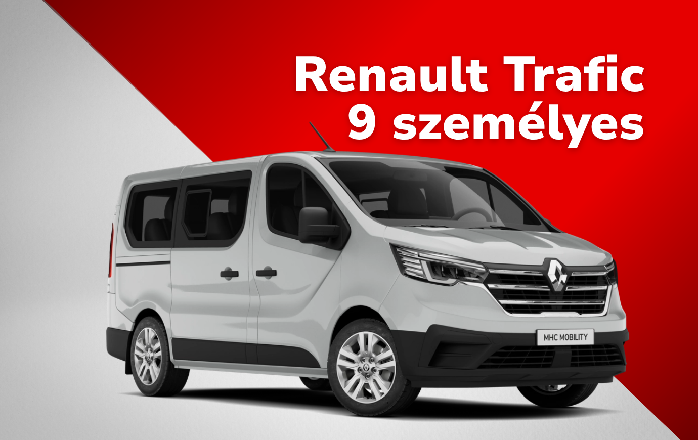 Renault Trafic 9 személyes – I kategória, MHC Mobility rövid távú bérlés